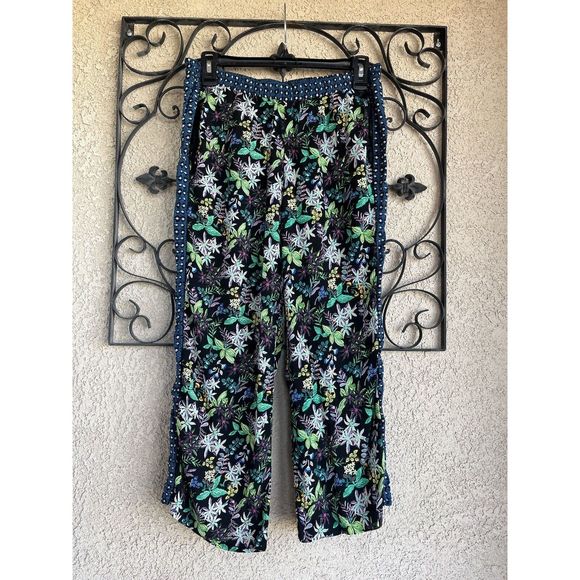 Anthropologie ett twa Rousseau wide leg pants -size small- multicolored - Picture 3 of 10